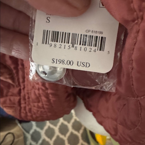 Free People quinn quilted patchwork jacket in marsala - Picture 12 of 12